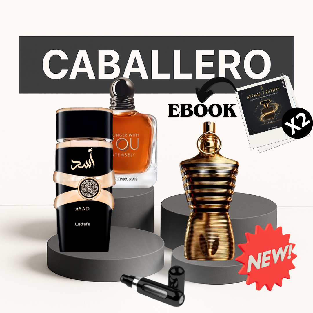 KIT 9 l x2Ebook+3 Perfumes+Perfumero
